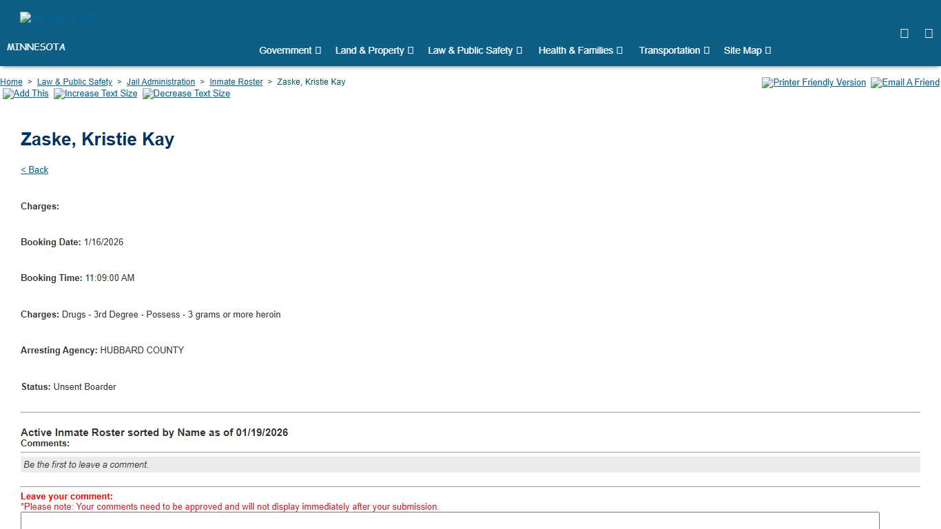 Douglas County | Inmate Roster